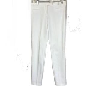DONATING! LAST CHANCE! White ankle pants racing stripe taper leg, EU 34/US 2